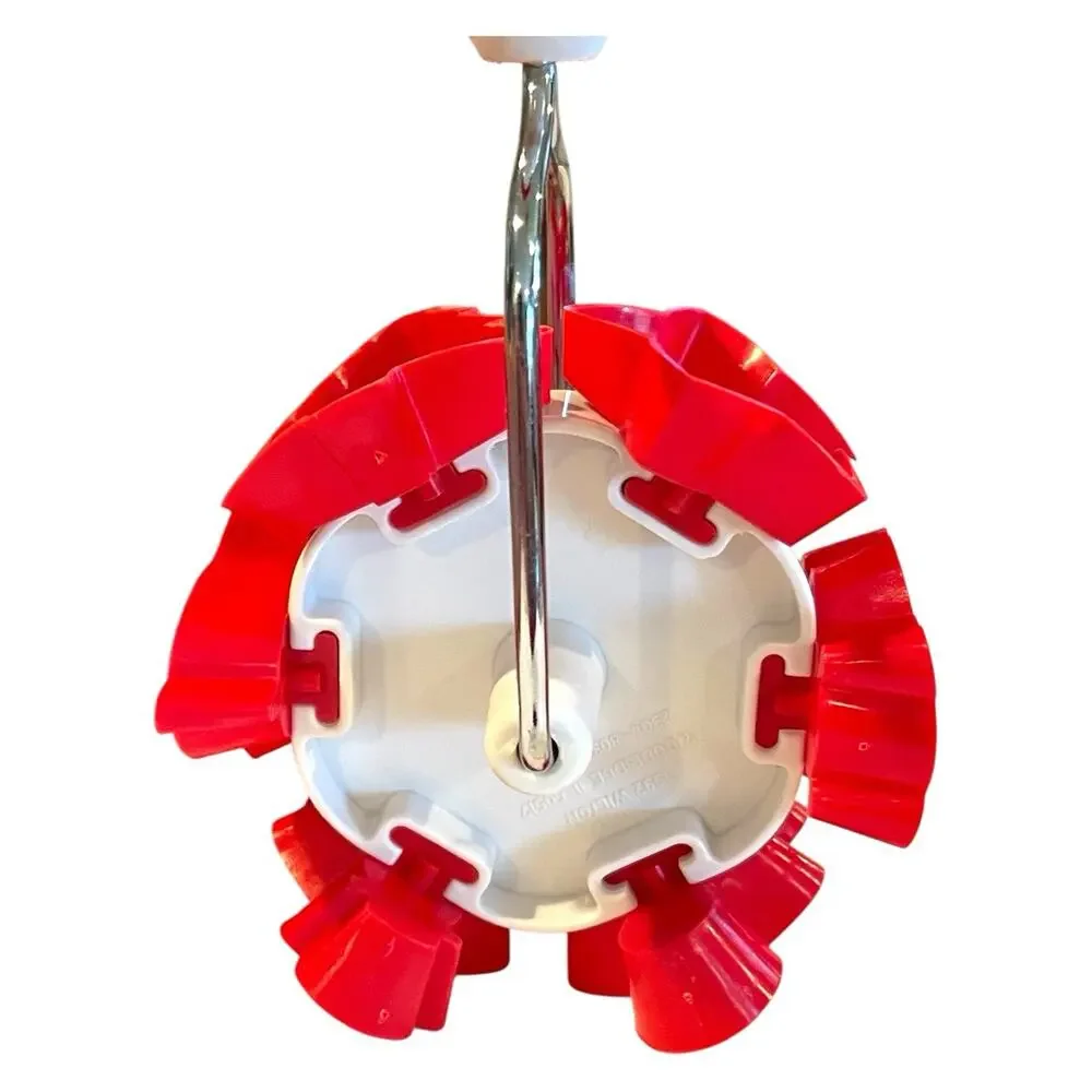 Vtg Wilton Santas Cookie Wheel Christmas Roller Cutter Kid Safe 6 Holiday Shapes